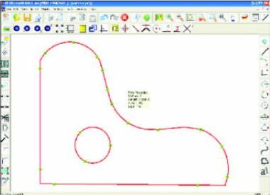 PLUS Replicam : DigitizingSoftware - Traced template with hole